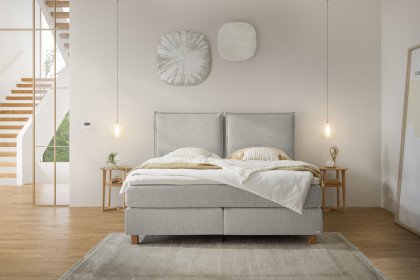 Comfort von Hasena - Boxspringbett Kate in Ashgrey