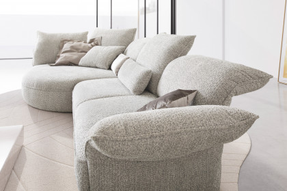 KOINOR Abby - Designersofa links hellgrau