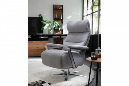 Impuls Lazyline von SCHÖNER WOHNEN - Relaxsessel silber