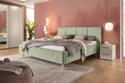 Cary von set one by Musterring - Polsterbett 180 in Hellgrün