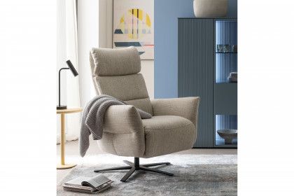 Impuls Lazyline von SCHÖNER WOHNEN - Funktionssessel silber