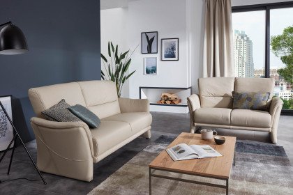 9553 von Himolla - Ledergarnitur marmor