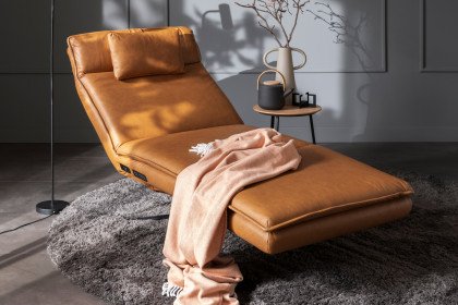 Belize von SCHÖNER WOHNEN - Relaxliege cognac