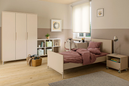 Sister Lou von YUNY by Paidi - Schrank 3-türig & Jugendbett creme-farben