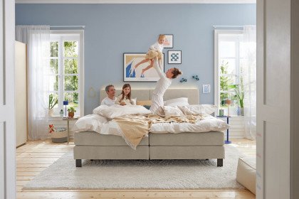 Elias-Dream von Musterring - Familien-Boxspringbett in Taupe