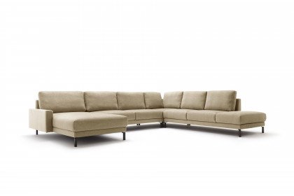 CR.450 von creation by Rolf Benz - Wohnlandschaft rechts beige