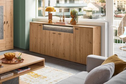 Deltona von set one by Musterring - Sideboard Eiche mit Sandstein