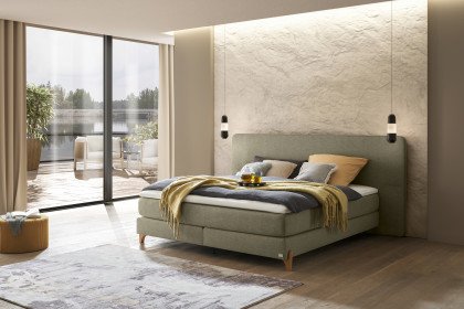 Comfort von Hasena - Boxspringbett Clara sage