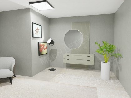 Siena von Rietberger - Garderobe in Lack Salbeigrün