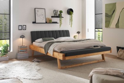 Sarja von SchlafKONTOR trendline - Doppelbett massiv mit Stauraum-Bettbank