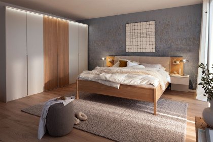 Arola von Schöner Wohnen - Schlafzimmermöbel mit Stangengriffen