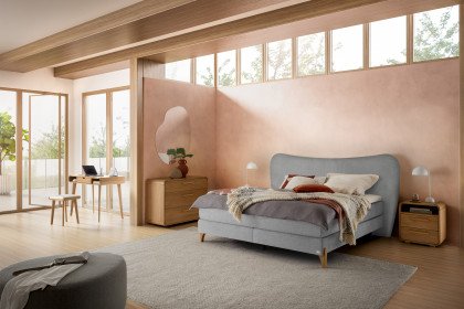 Comfort von Hasena - Boxspringbett Romi slate