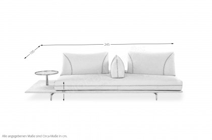 Gianduiotto von Calia Italia - Einzelsofa beige