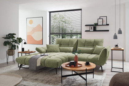 Malibu-LE26 von set one by Musterring - Sofaecke links hellgrün