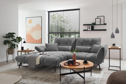 Malibu-LE26 von set one by Musterring - Polstersofa links anthrazit