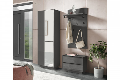 Reno-Foyer von set one by Musterring - Garderobe Glas anthrazit