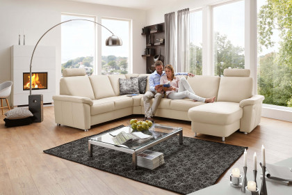 PN-EM09003 von Polinova - Wohnlandschaft Variante links ecru