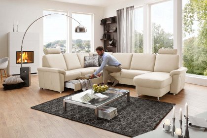 PN-EM09003 von Polinova - Wohnlandschaft Variante links ecru