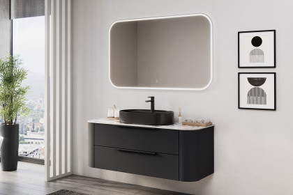 Veluna von puris - Badezimmer in Cosmos grey