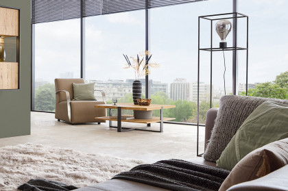 Steel living von Thielemeyer - Couchtisch 720033 Wildeiche gebürstet