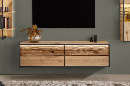 Steel living von Thielemeyer - Lowboard 720293 Wildeiche gebürstet