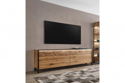 Steel living von Thielemeyer - Lowboard 720785 Wildeiche gebürstet