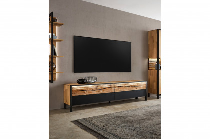 Steel living von Thielemeyer - Lowboard 720894 Wildeiche gebürstet