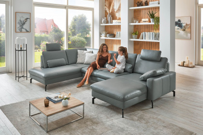 PN-EM20028 von Polinova - Polstergarnitur Ausführung links steel