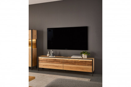 Steel living von Thielemeyer - Lowboard 720795 Wildeiche gebürstet