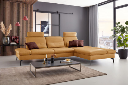 PN-IN23099 von Polinova - Ledergarnitur Variante rechts kurkuma