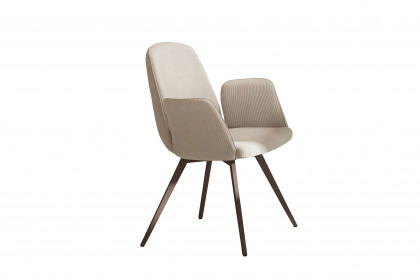 Lavita von Rietberger - Stuhl mit Samt-Cord Bezug