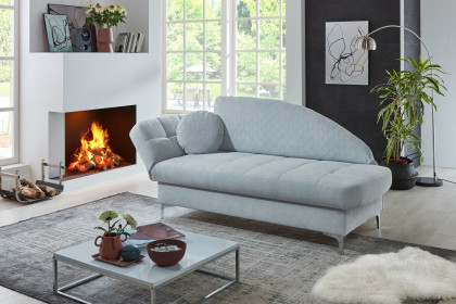 Greta von Nehl - Einzelliege in Hellblau links