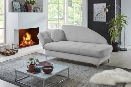 Greta von Nehl - Einzelliege in Silber links