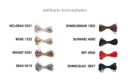 KOINOR Buddy - Ledersofa links lava