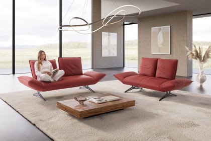 KOINOR Buddy - Ledergarnitur chilli