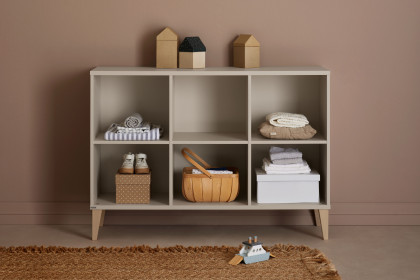 Jonte von Paidi - Sideboard mit 6 offenen Fächern cashmere-beige