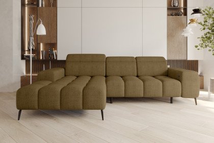 Kaya von BASTI dein Sofa - Sofaecke links olive