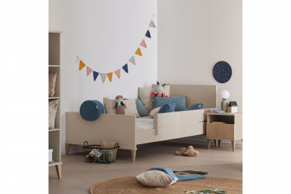 Jonte von Paidi - Kinderbett 120×200 cm mit Rausfallschutz vorn & hinten