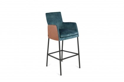 Helana von Musterring - Tresenhocker in Petrol & Savannah