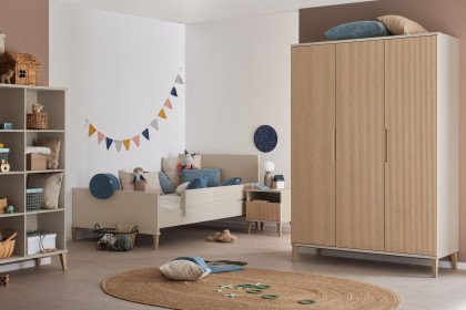Jonte von Paidi - Kinderzimmer-Set: Schrank und Bett mit Rausfallschutz