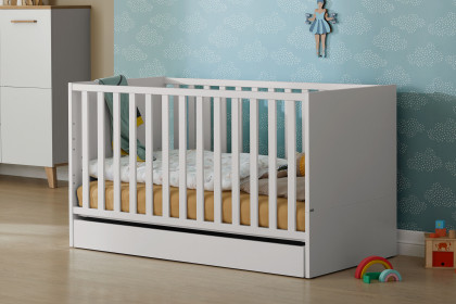 Little Snu von Paidi - Bett weiß 70x140 cm mit vielen Umbaufunktionen