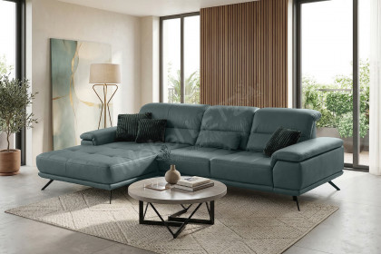 PN-EM19074 von Polinova - Ledersofa Variante links opal