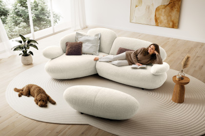 KOINOR Stones - Designersofa Variante links weiß