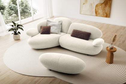 KOINOR Stones - Designersofa Variante links weiß
