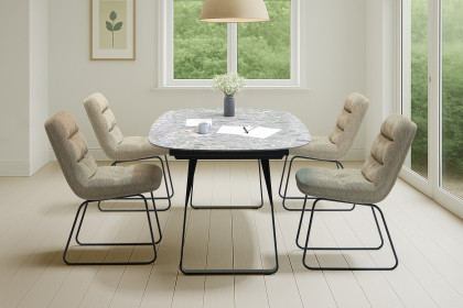 Atlas von SIT Mobilia - Esstisch in Dekton Ceppo & Stahl schwarz