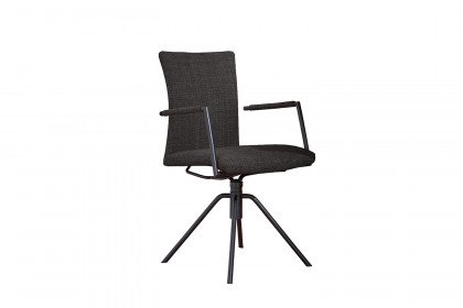 Helmond von Musterring - Polsterstuhl in Grau-Anthrazit