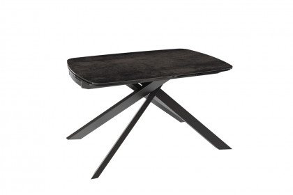 Ria von Akante - Esstisch Keramik Rostbraun, ausziehbar