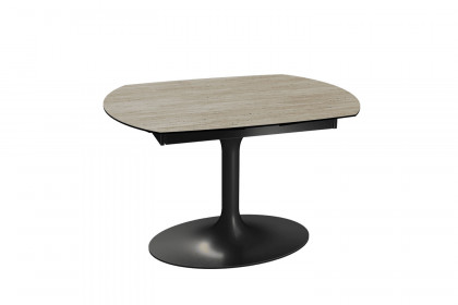 Corcovado von Akante - Ausziehtisch in Keramik Travertin