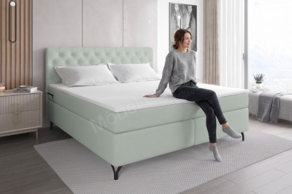 BX-LE-03 von SW KOLLEKTION - Boxspringbett salbei