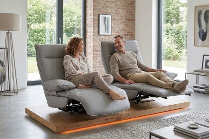 KOINOR Evino - Einzelsofa silver